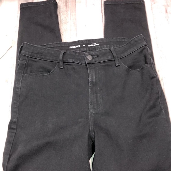 Old navy jeans size 10 high rise super skinny - Picture 3 of 8